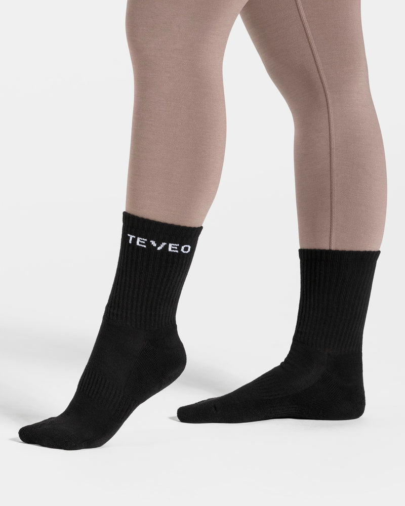 Chaussettes de tennis (2 paires) « noir »