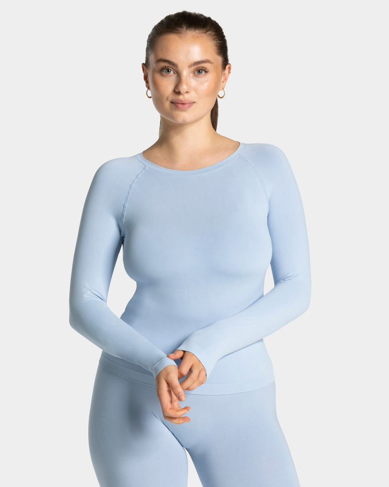Haut à manches longues Timeless Pro « bleu layette »