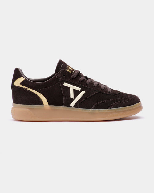 Baskets Classic Femme « Dark Chocolate/Butter Yellow »