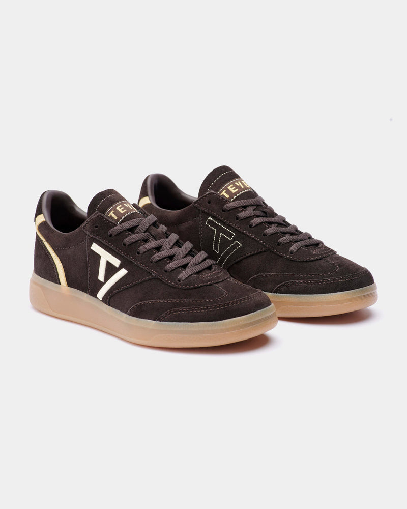 Baskets Classic Femme « Dark Chocolate/Butter Yellow »