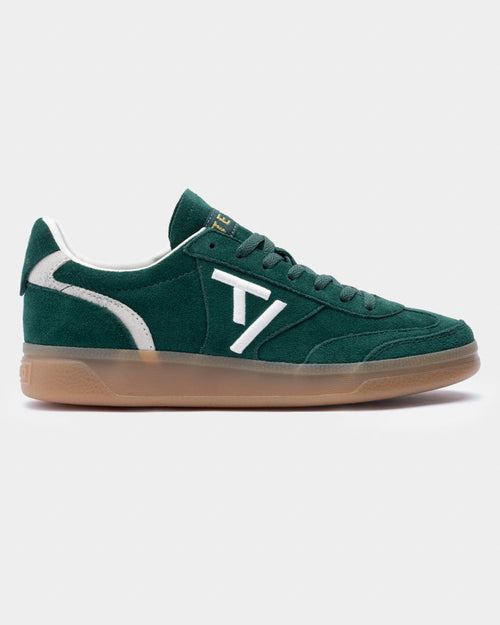 Baskets Classic Femme « vert foncé/blanc cassé »
