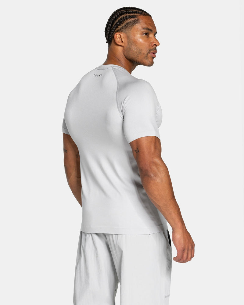 T-shirt Workout sans coutures « gris clair »