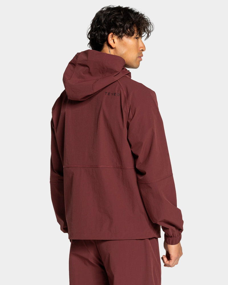 Veste de sport zippée Workout « merlot »