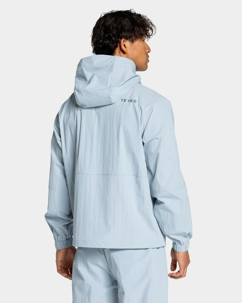 Veste de sport zippée Workout « bleu acier »