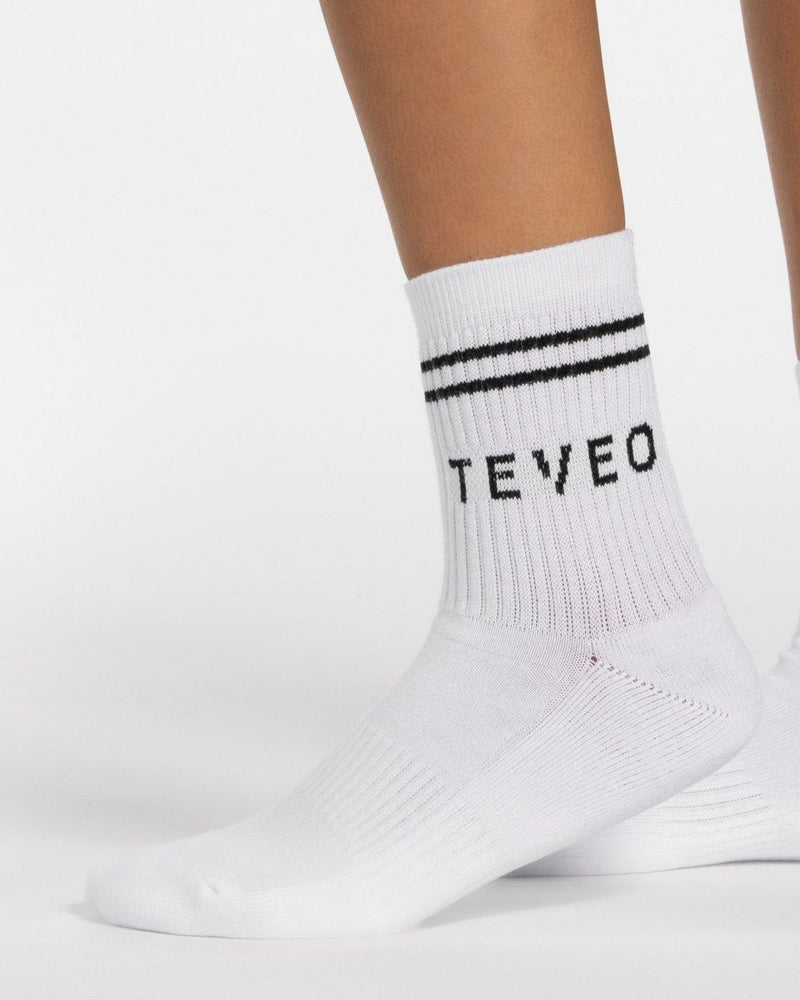 Chaussettes Crew (5 paires) « blanc »