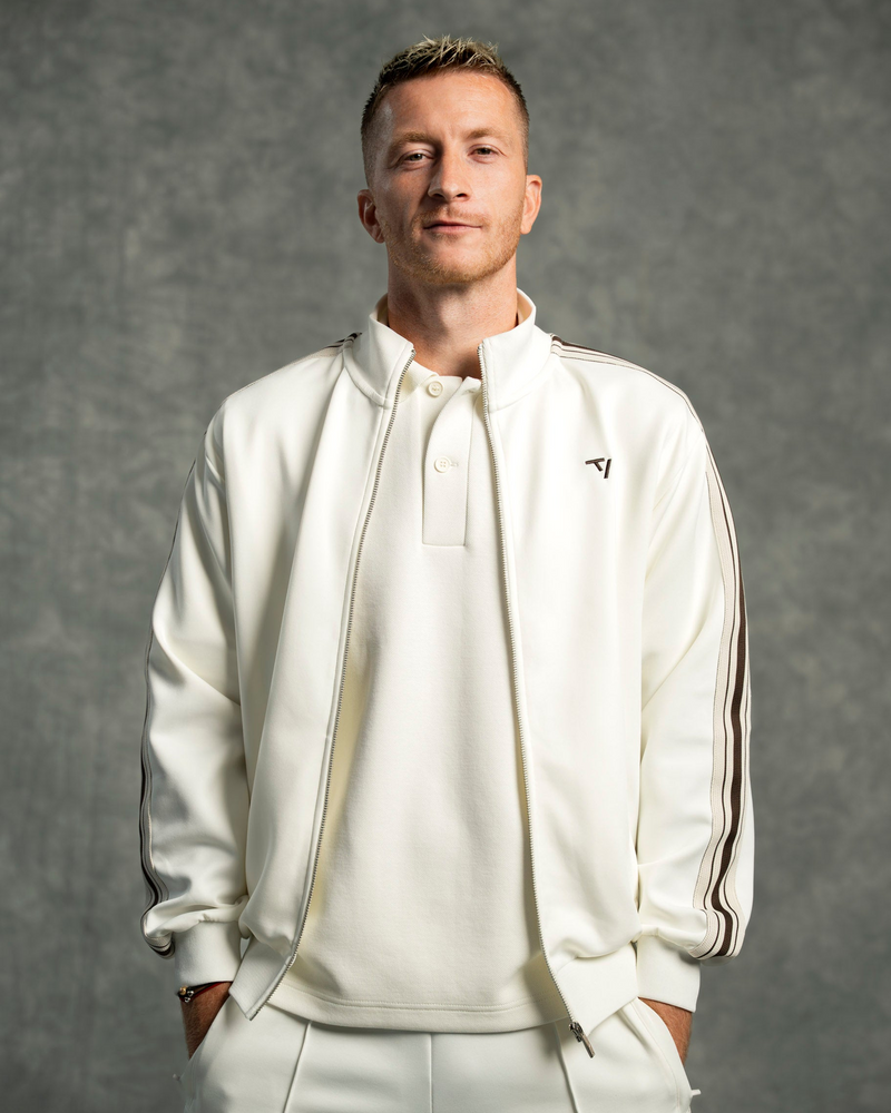Veste zippée Club « blanc cassé »