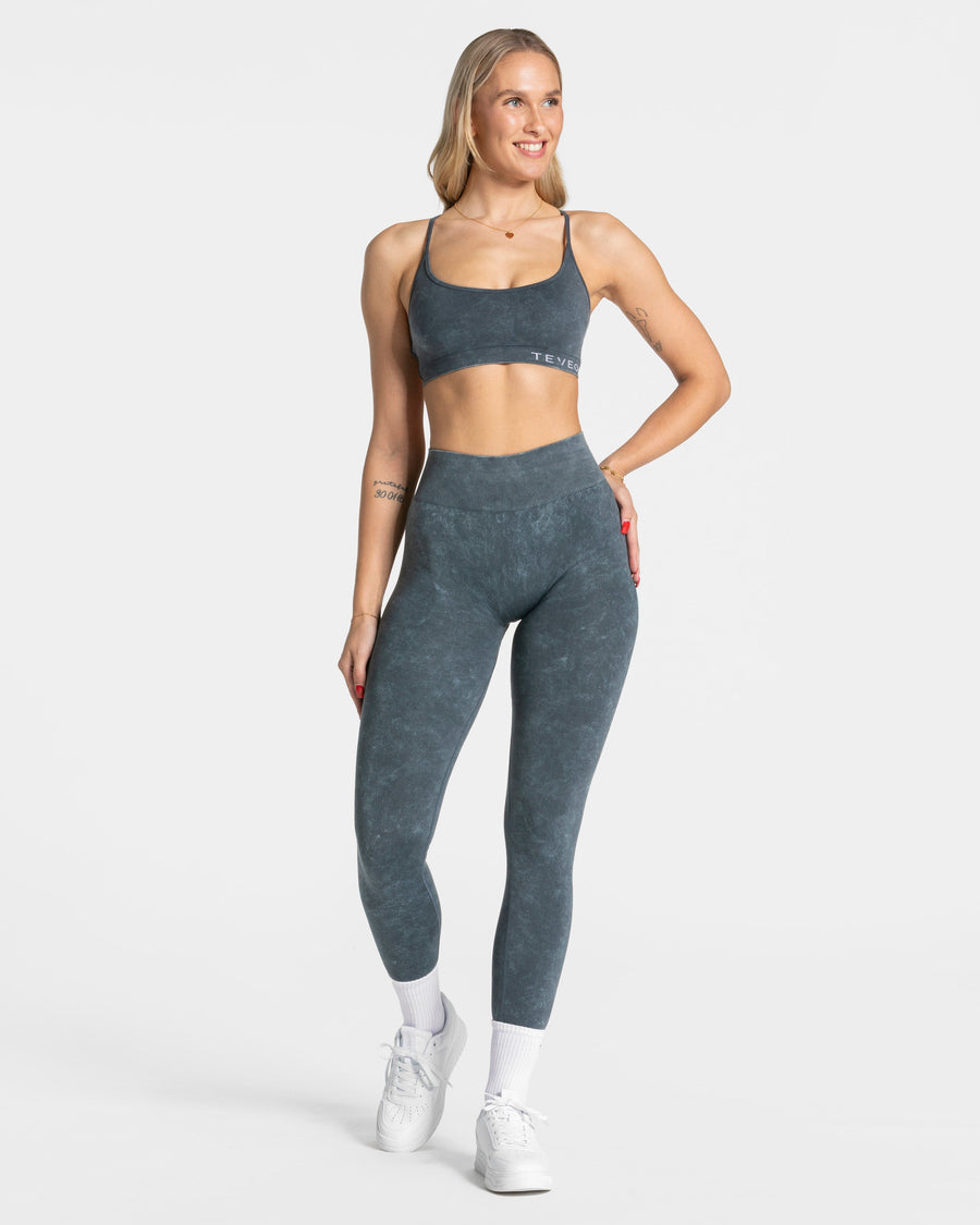 Legging Acid Covert scrunch « bleu marine »