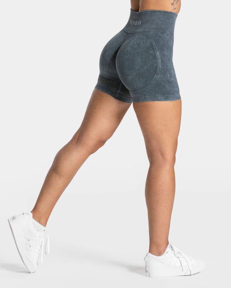 Short Acid Covert scrunch « bleu marine »