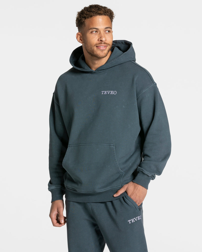Sweat à capuche Acid « bleu marine »