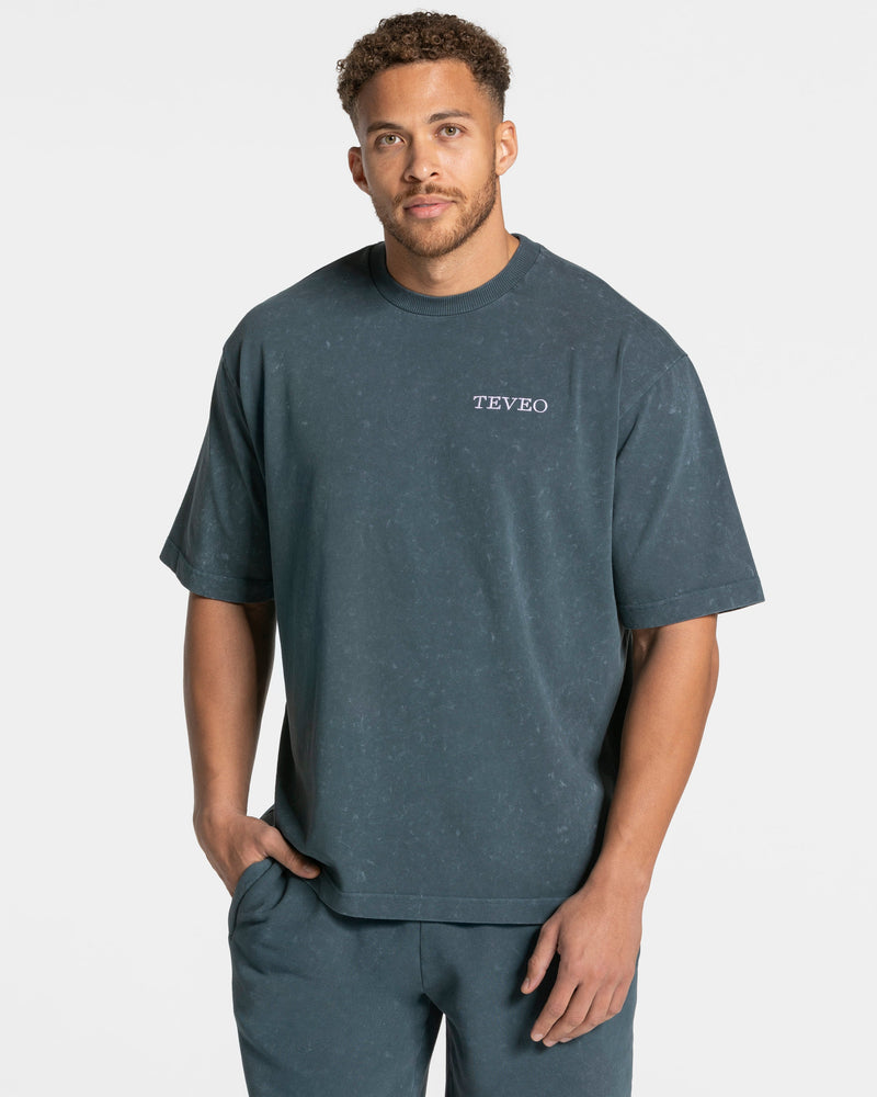 T-shirt Acid « bleu marine »