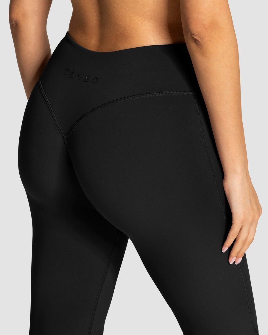 Legging évasé à coupe longue Allrounder « noir »