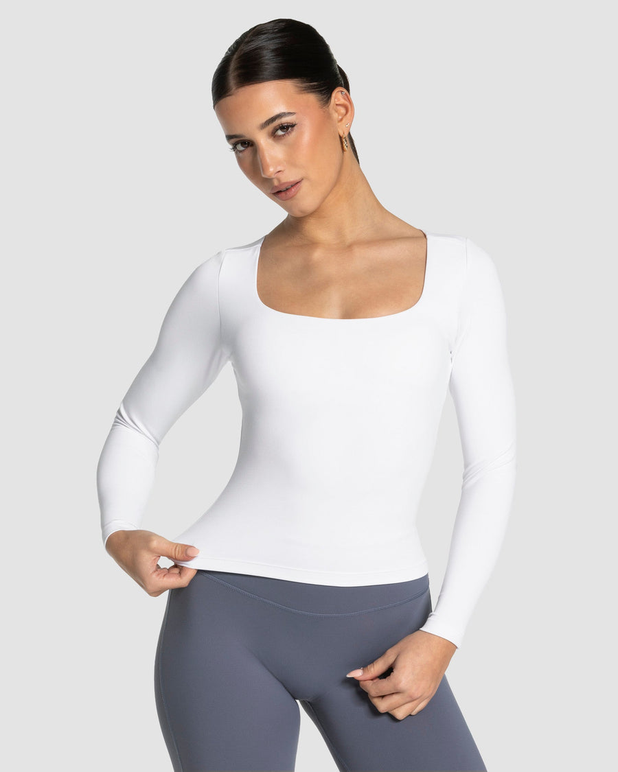 Haut à manches longues Allrounder « blanc »