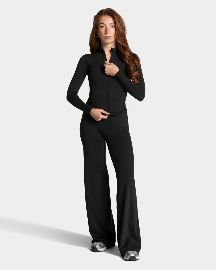 Veste de sport zippée sculptante Allrounder « noir »