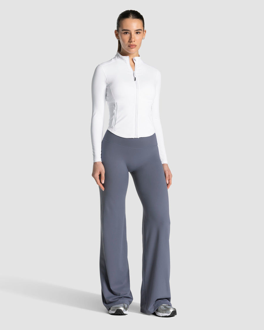 Veste de sport zippée sculptante Allrounder « blanc »