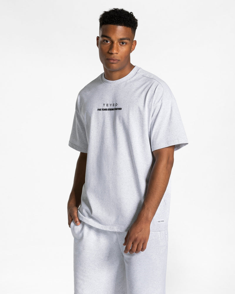 T-shirt Anniversary « gris clair »