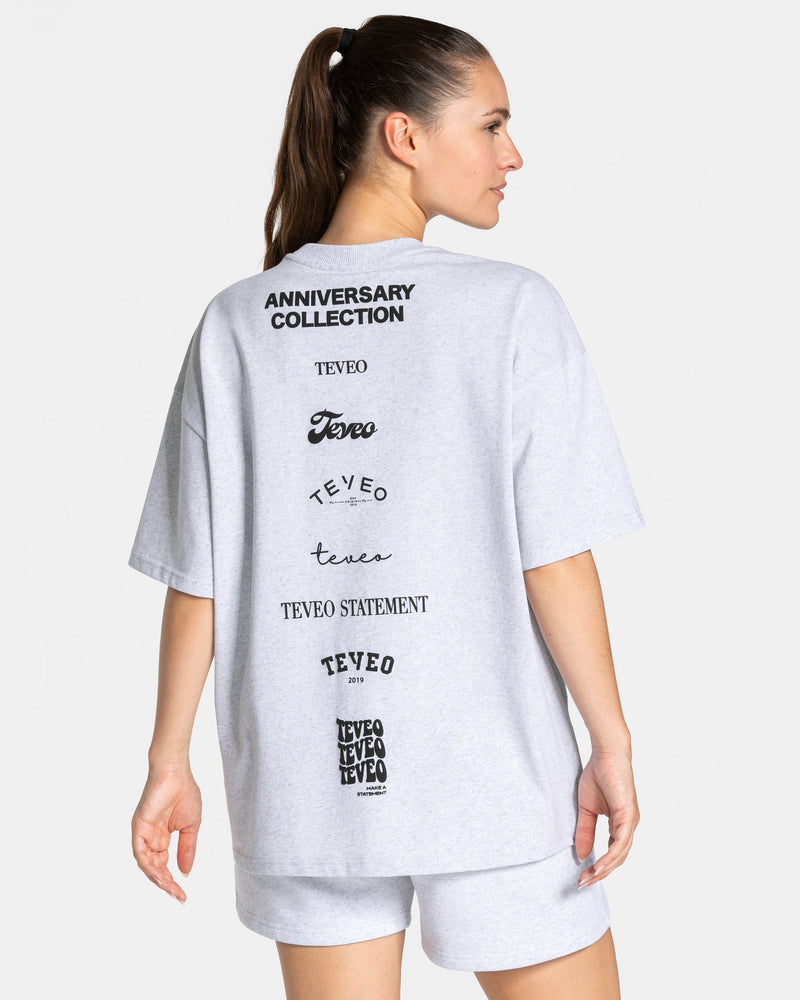 T-shirt Anniversary « gris clair »