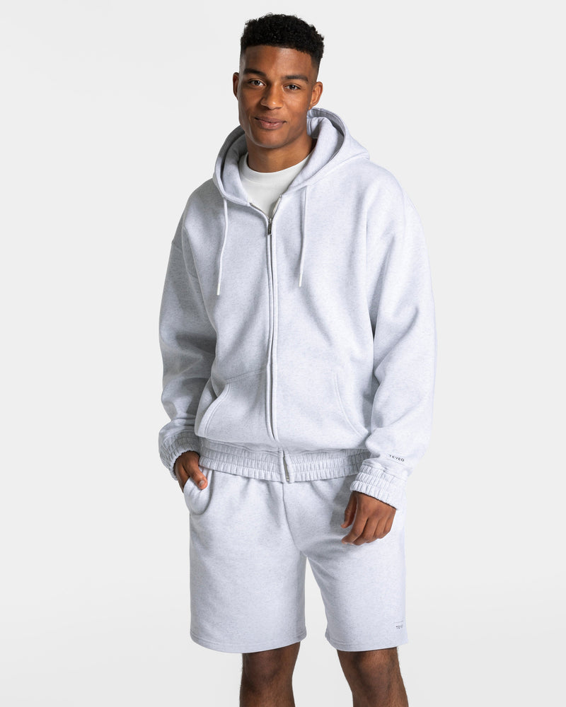 Veste de sport zippée oversize Anniversary « gris clair »