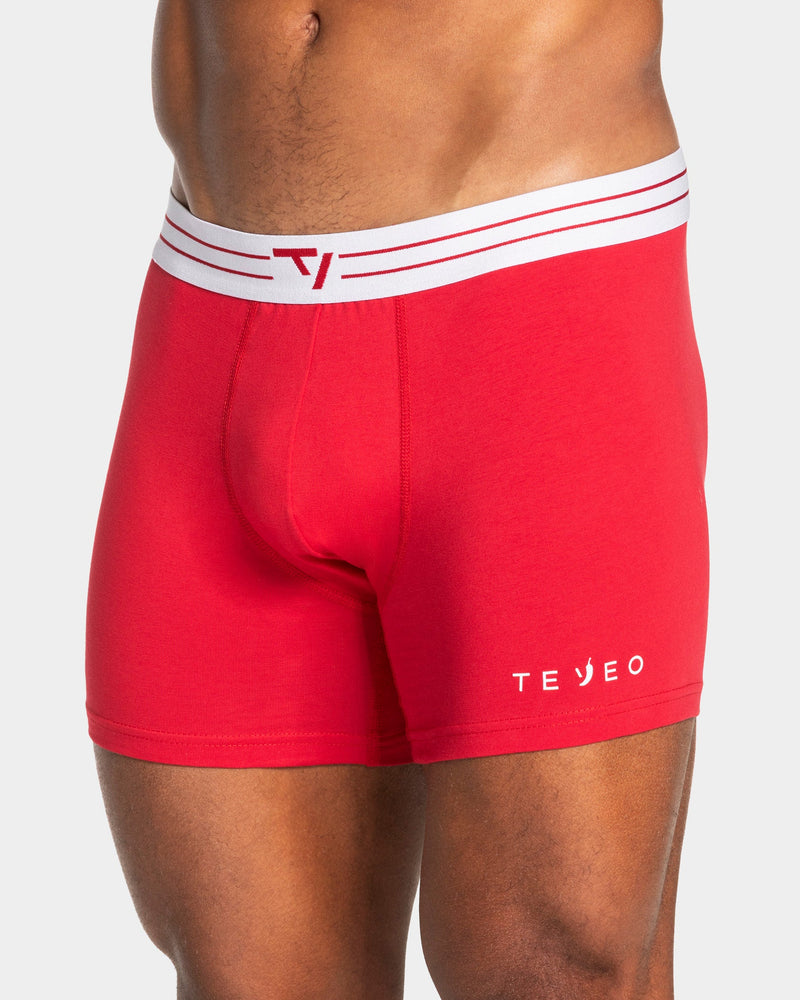 Valentine Boxers (lot de 3) « Chili / Gris chiné / Noir »