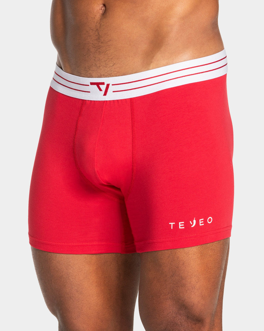 Valentine Boxers (lot de 3) « Chili / Gris chiné / Noir »