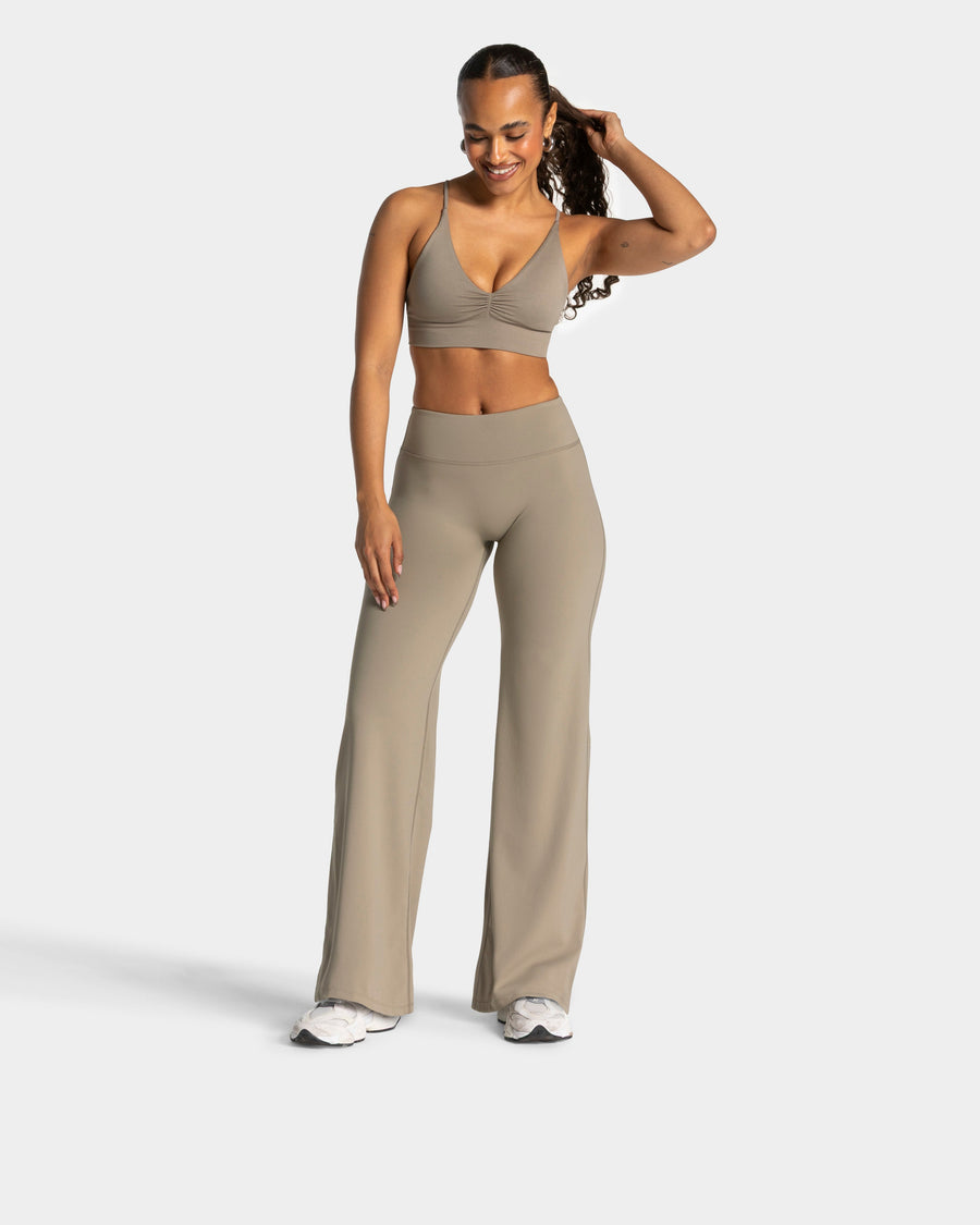 Pantalon Straight Leg Scrunch Charming Pro « kaki »
