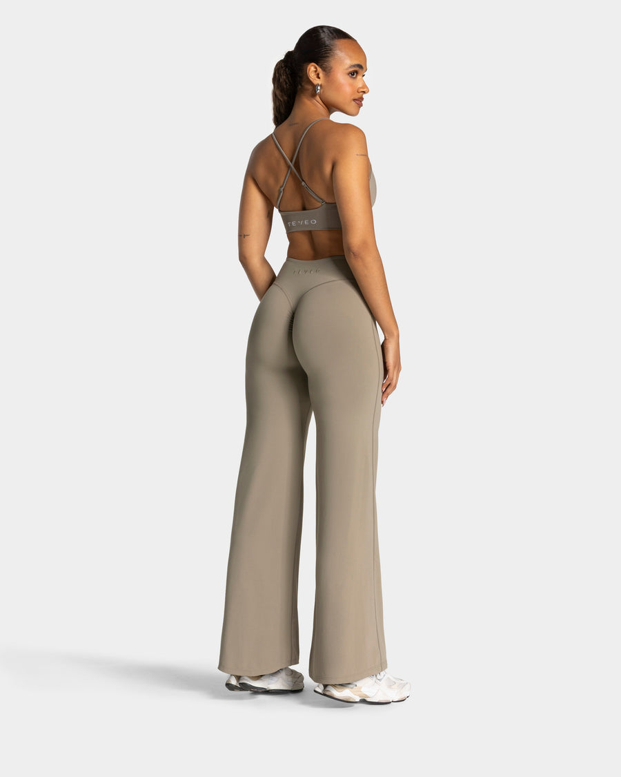 Pantalon Straight Leg Scrunch Charming Pro « kaki »
