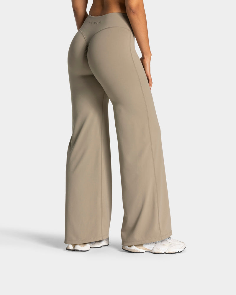 Pantalon Straight Leg Scrunch Charming Pro « kaki »