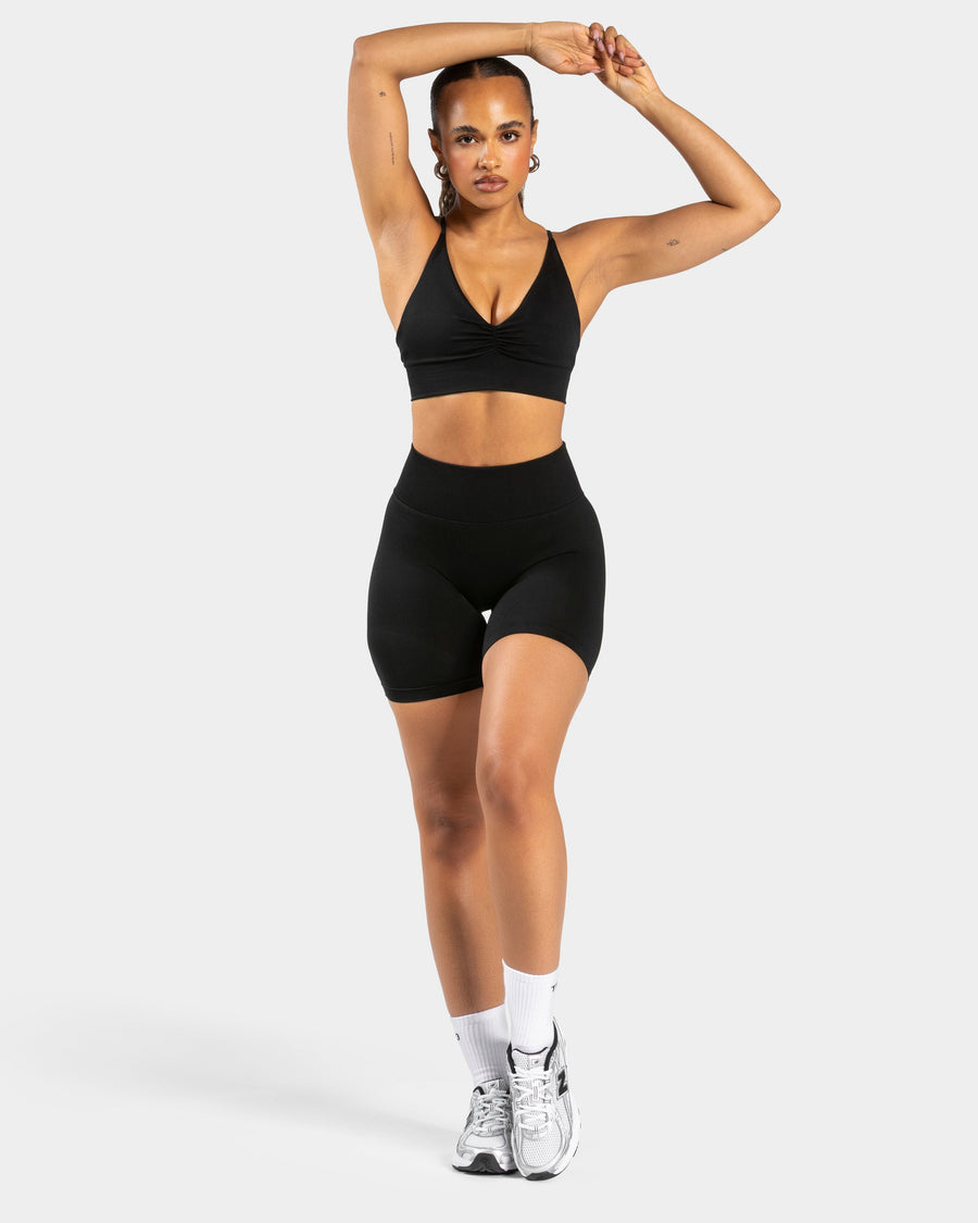 Short Lifted Scrunch Charming Pro « noir »