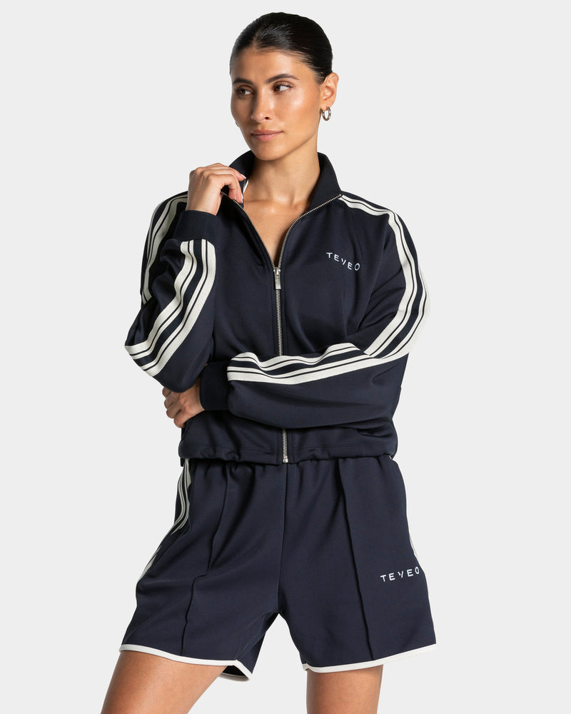 Veste de sport zippée Cropped Club « Midnight »