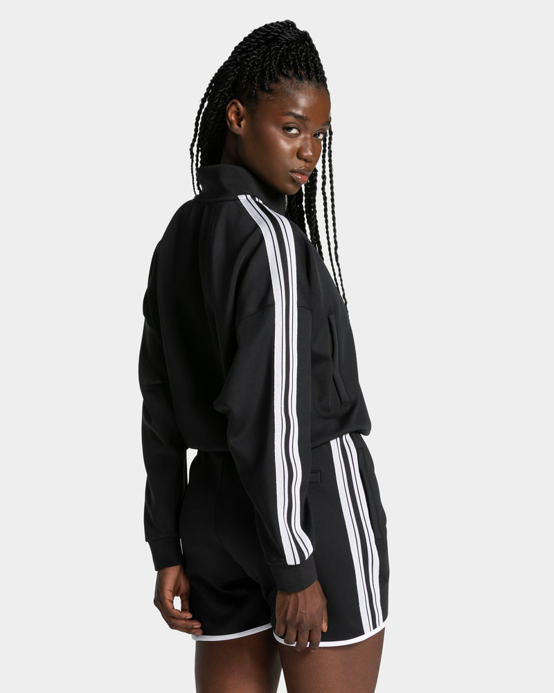 Veste de sport zippée Cropped Club « noire »