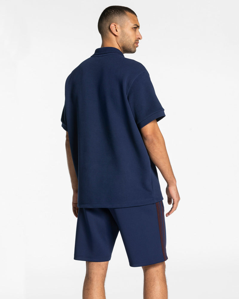 Polo oversize Club « Bleu foncé »