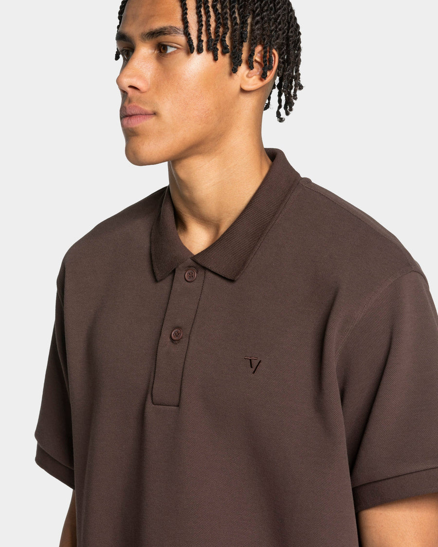 Polo oversize Club « Espresso »