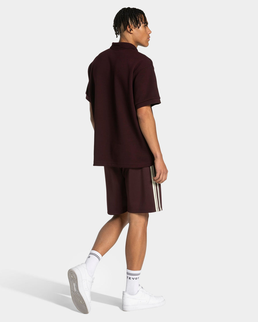 Polo oversize Club « Merlot »