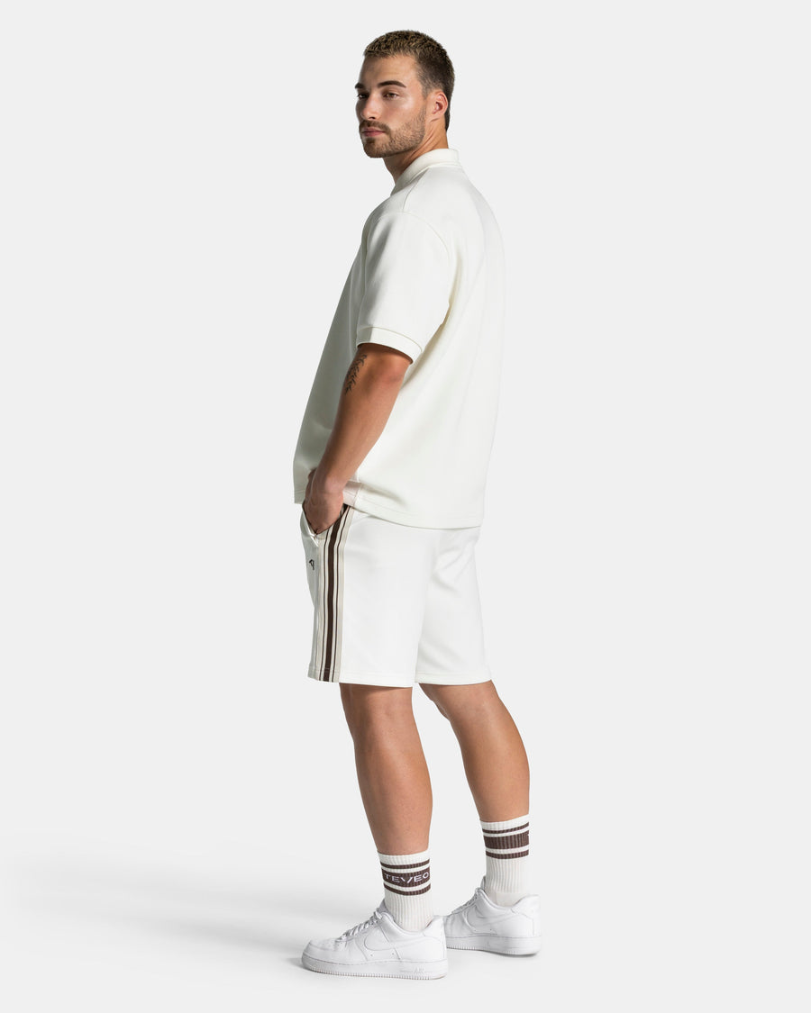 Chaussettes Club (lot de 2) « Off White - Espresso »
