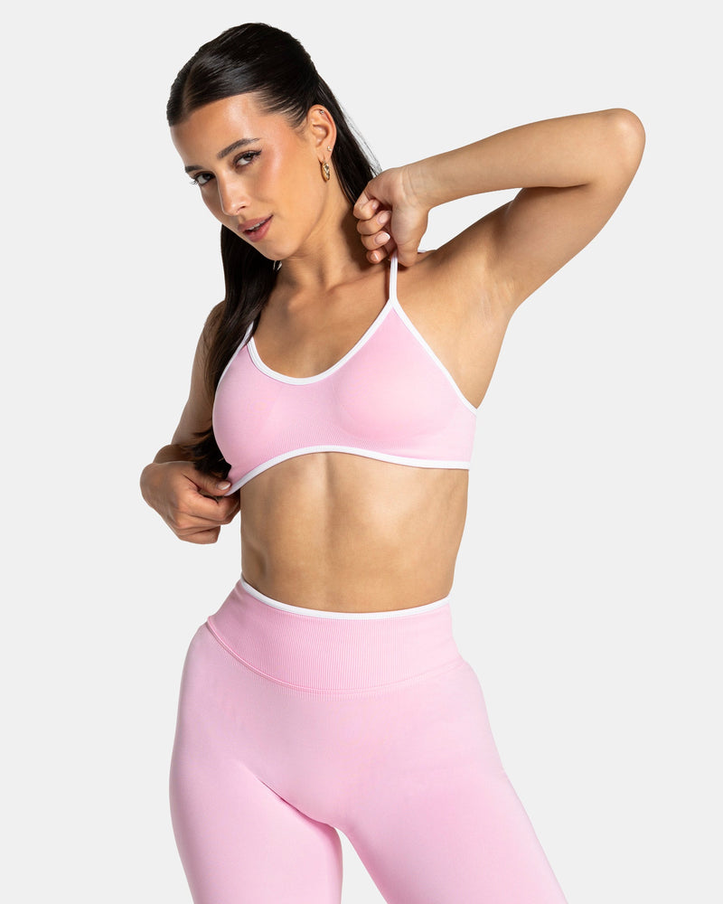 Brassière Contrastline « True Pink »