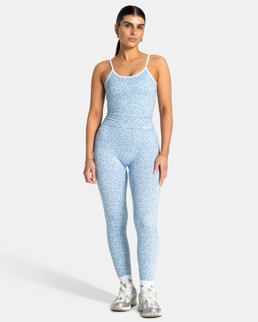 Legging Sculpt Scrunch Contrastline « Léopard bleu layette »