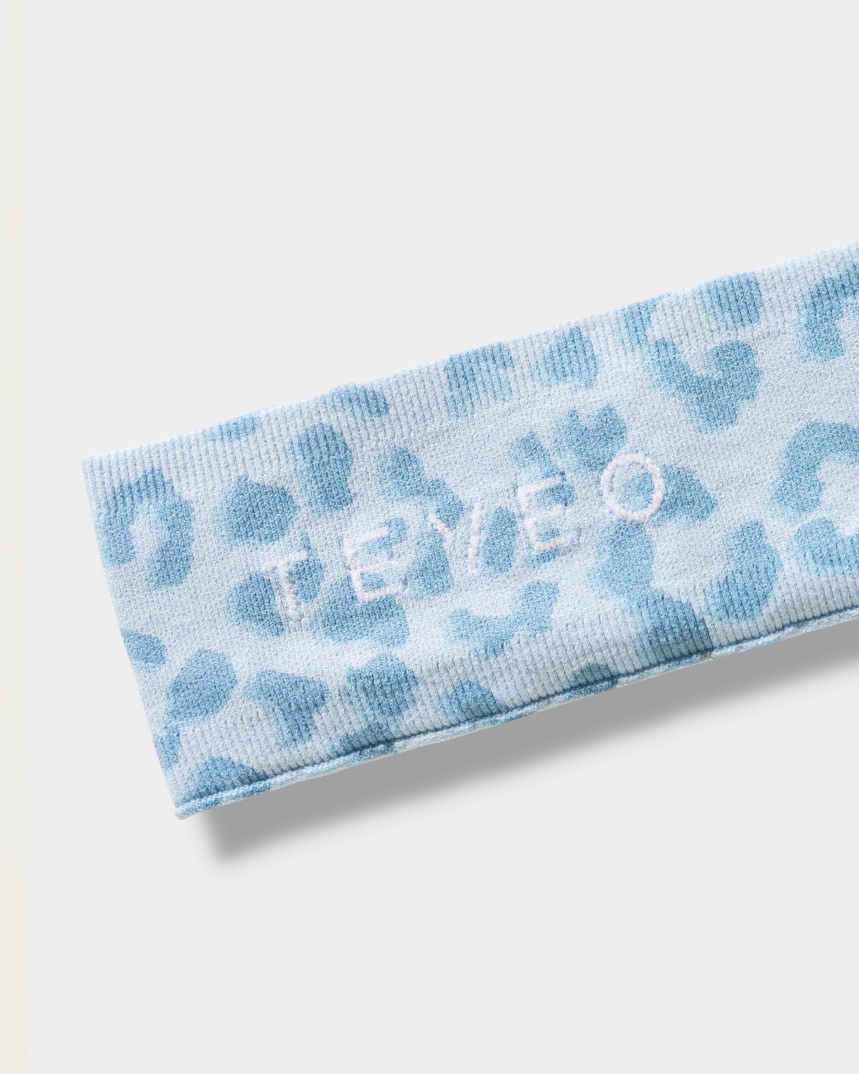 Bandeau Contrastline « Léopard bleu layette »