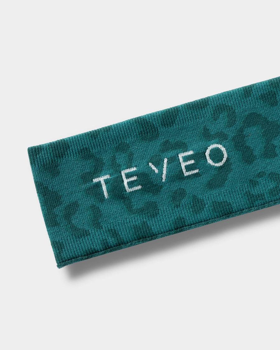 Bandeau Contrastline « Léopard Petrol »