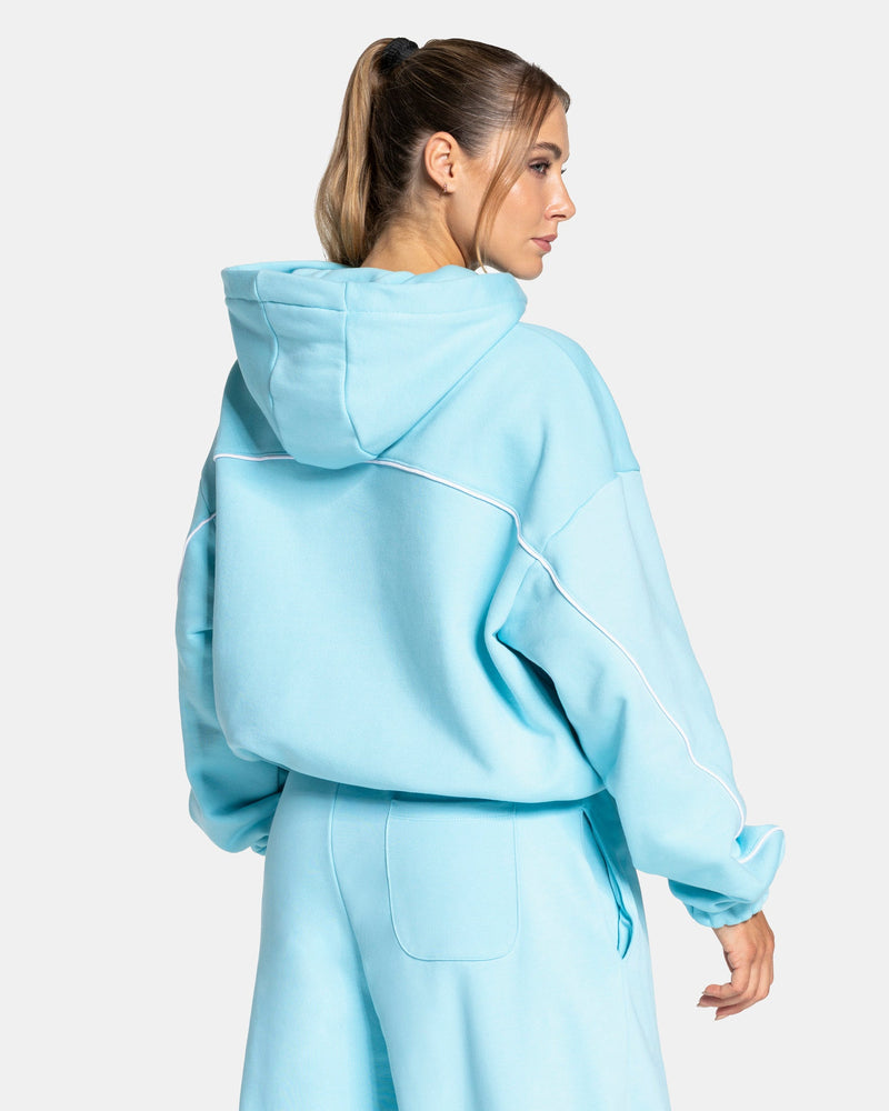 Sweat à capuche Contrastline « Arctic Blue »