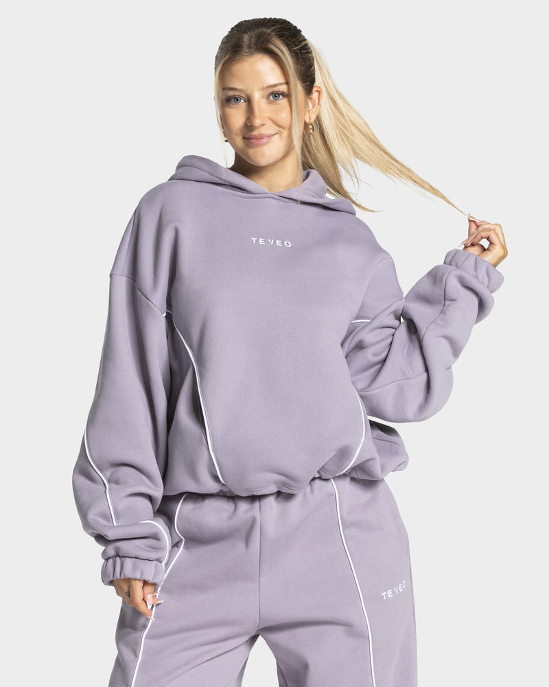 Sweat à capuche Contrastline « Lavande »