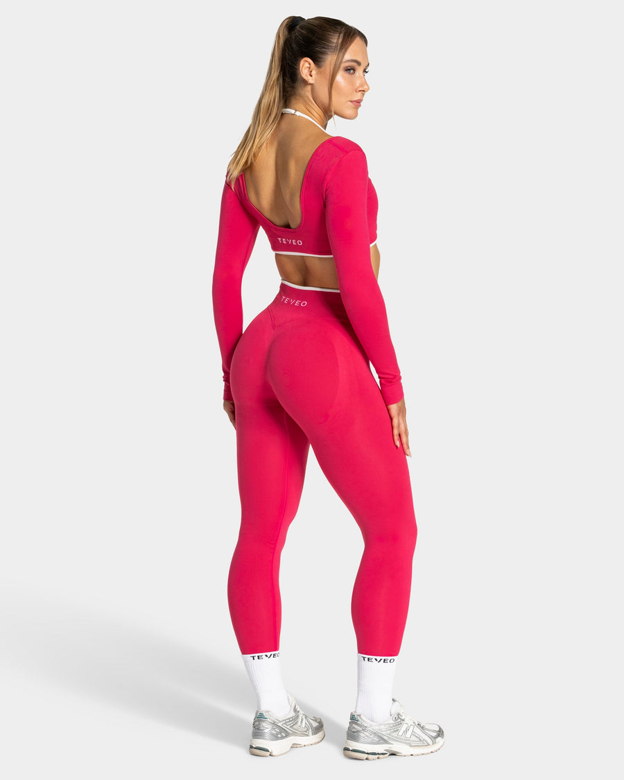 Legging Contrastline « Berry »