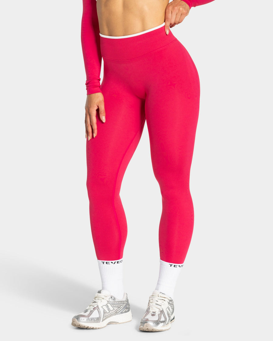 Legging Contrastline « Berry »