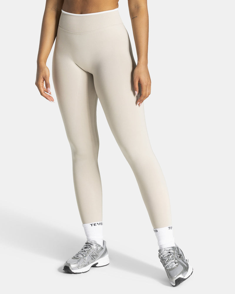 Legging Contrastline « Cream »
