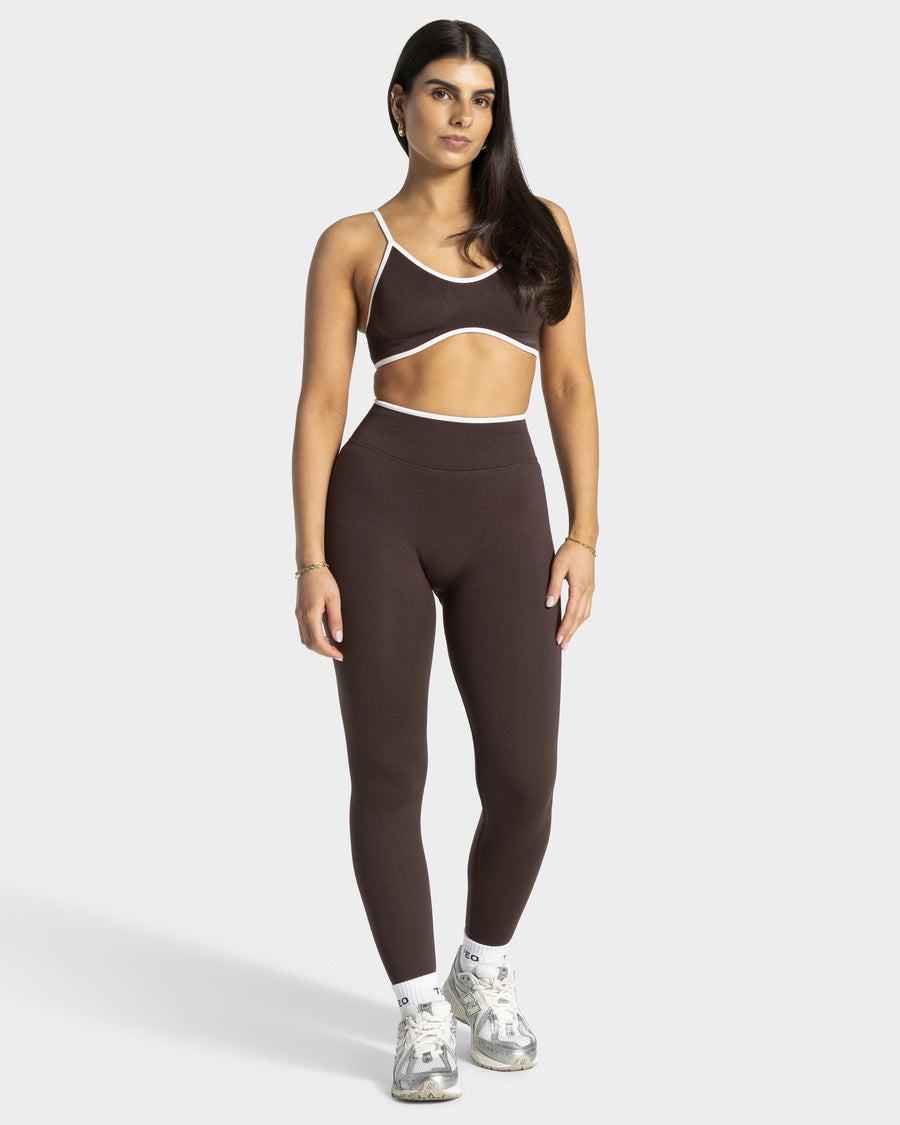 Legging Contrastline « Espresso »