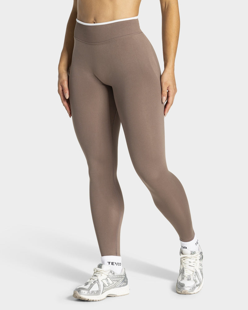 Legging Contrastline « moka »