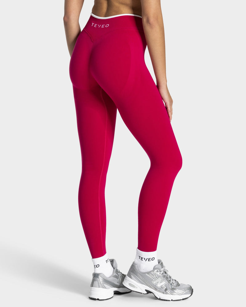 Legging Contrastline « Raspberry »