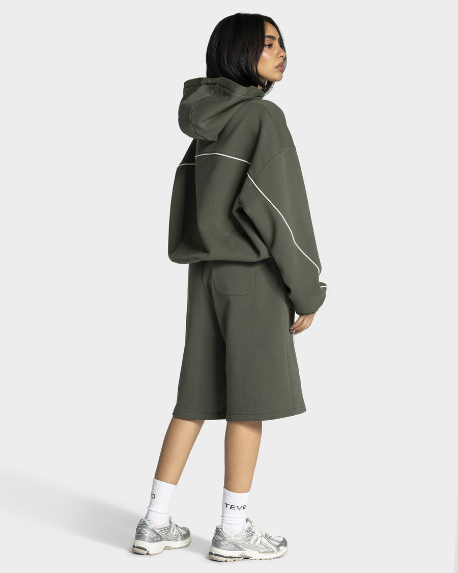 Jort oversize Contrastline « kaki »