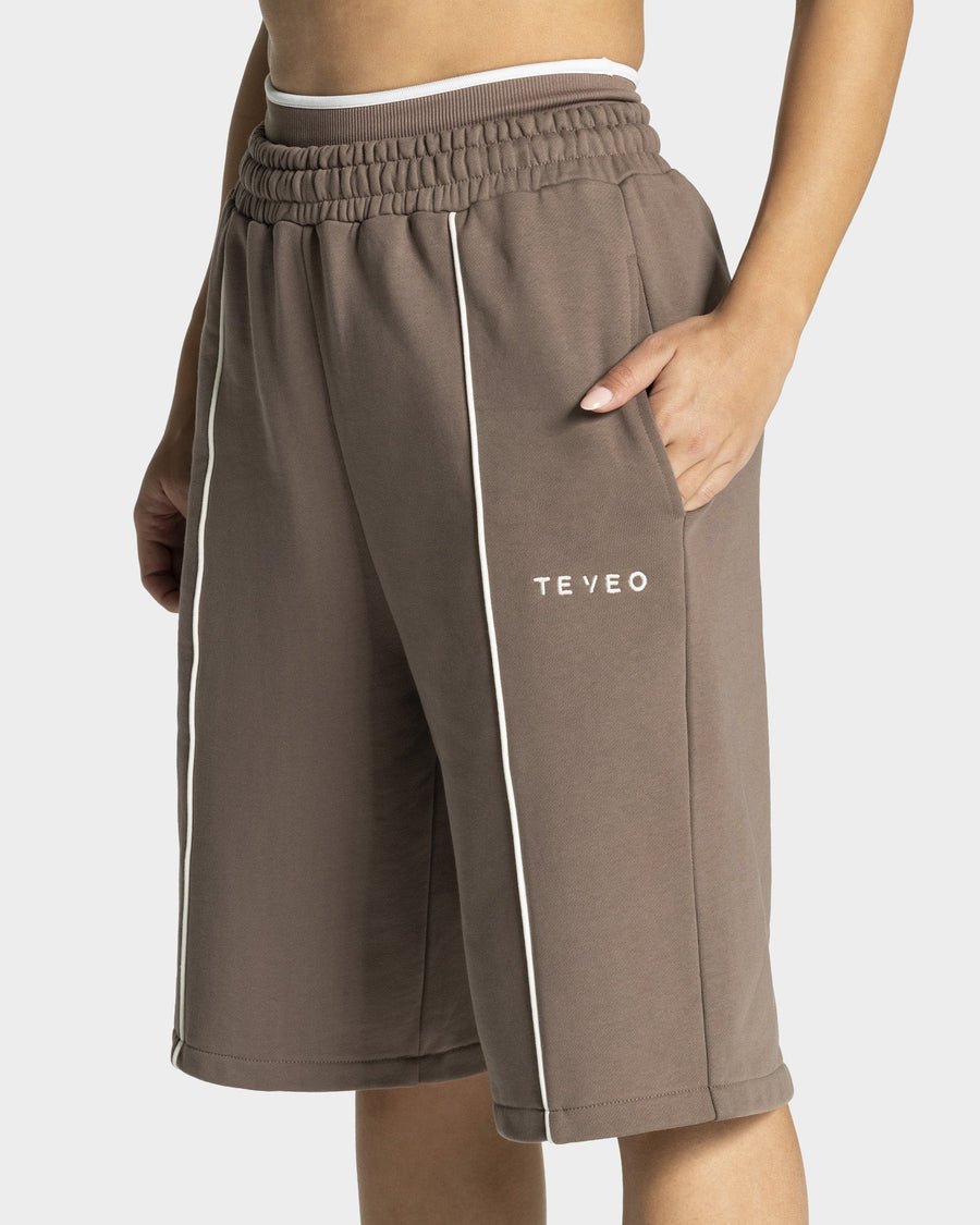 Jort oversize Contrastline « moka »