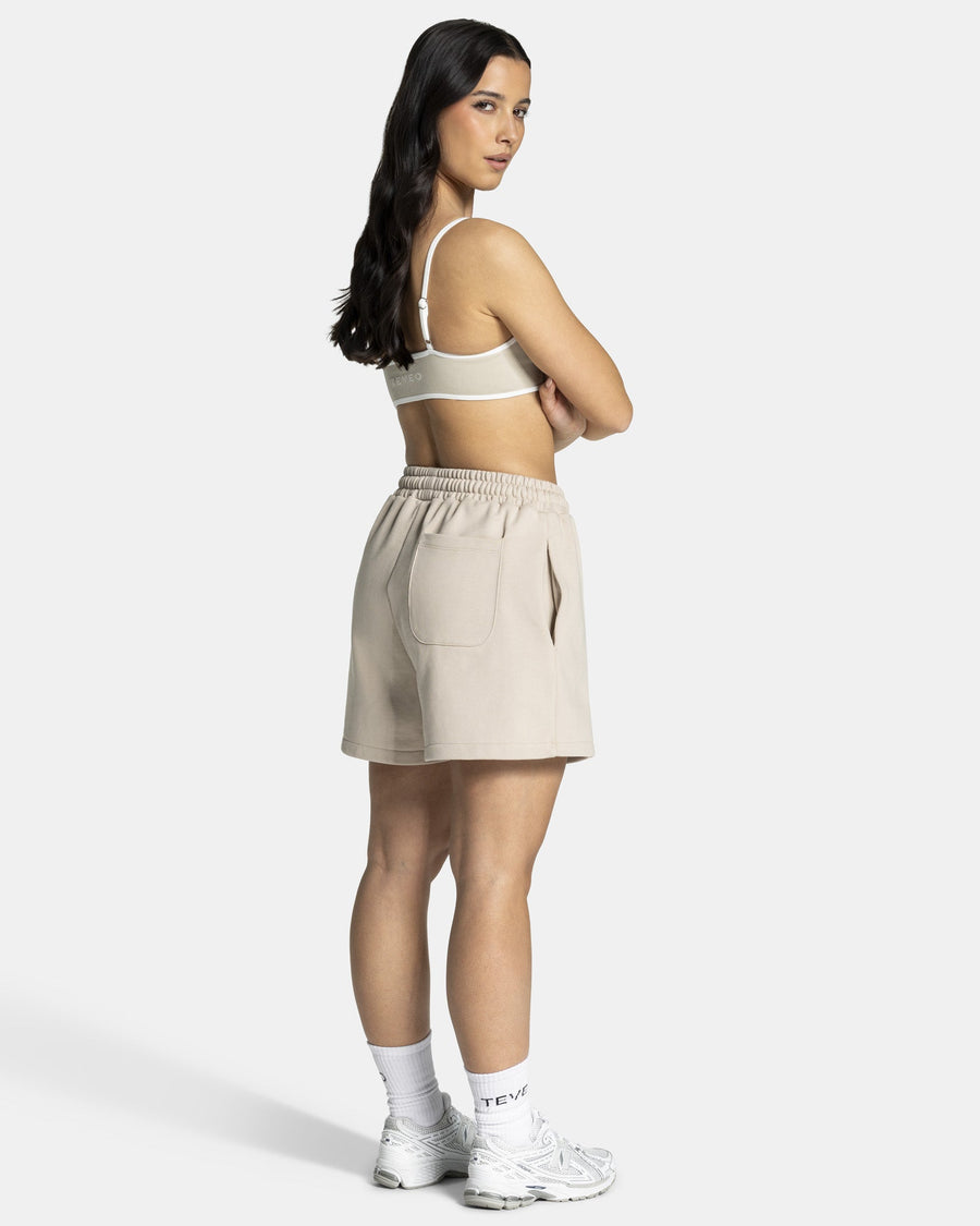 Short oversize Contrastline « Cream »