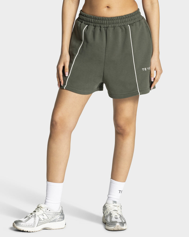 Short oversize Contrastline « kaki »