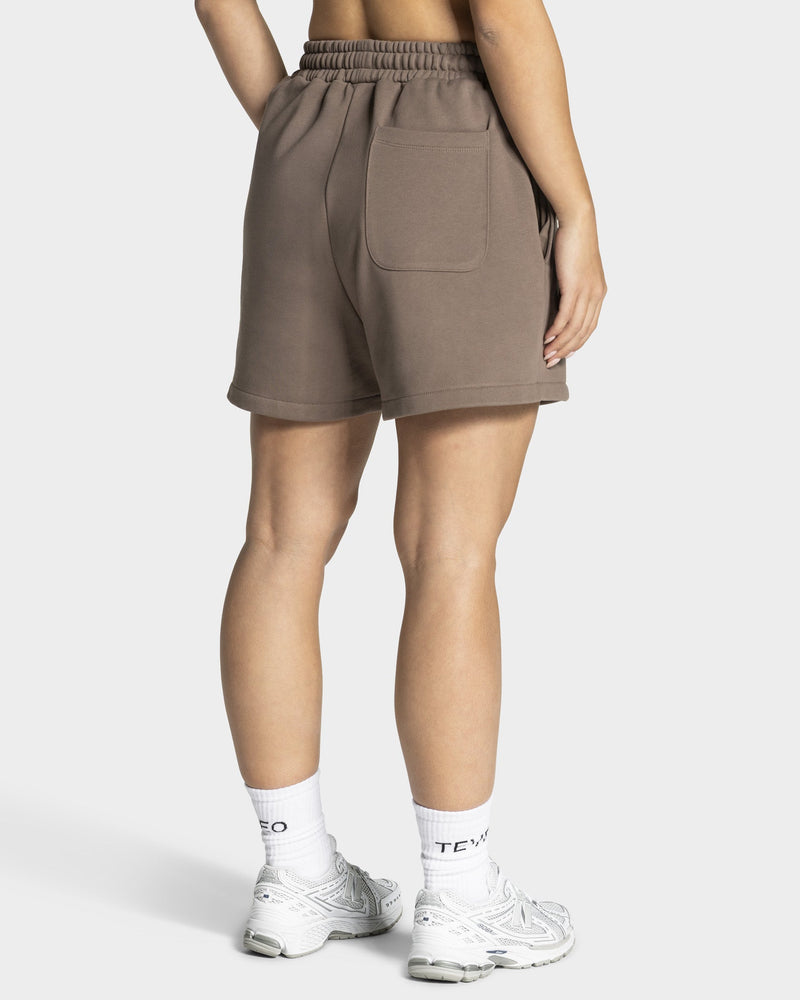 Short oversize Contrastline « moka »